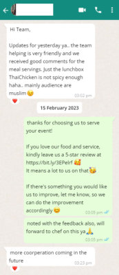 customer feedback